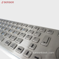 Keyboard Metalic Anti-huru-hara untuk Kios Informasi